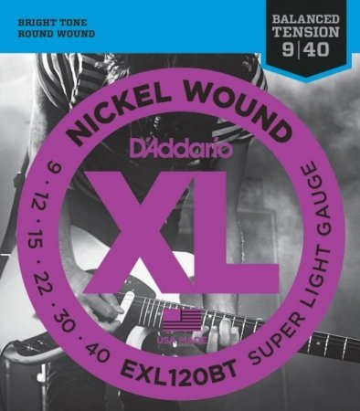    D`Addario EXL120BT 9-40