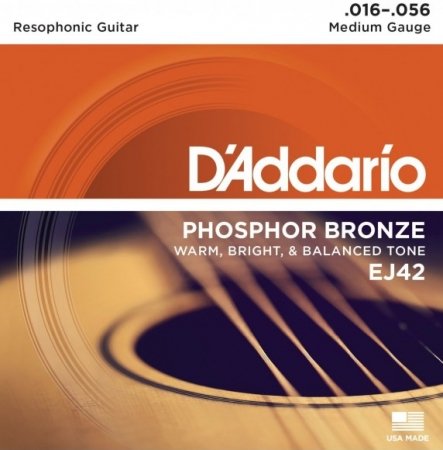 C  a  D'Addario EJ42 Resophonic Guitar 16-56