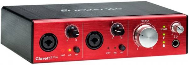   FOCUSRITE Clarett 2Pre Thunderbolt