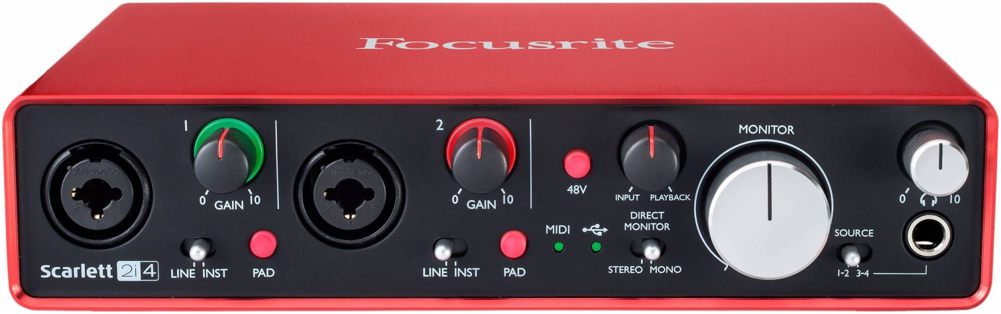   FOCUSRITE Scarlett 2i4 2nd Gen