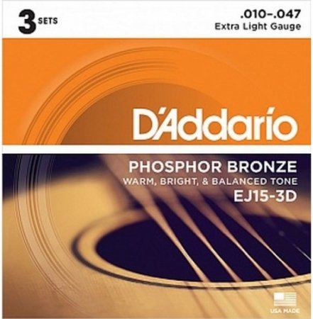     D`Addario EJ15-3D 10-47 3 