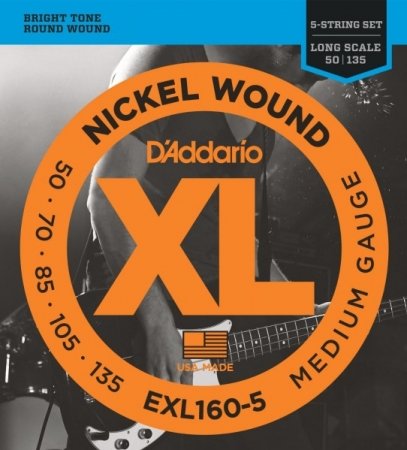   - D`Addario EXL160-5 050-135