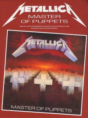 Metallica Master Of Puppets Guitar Tab Book