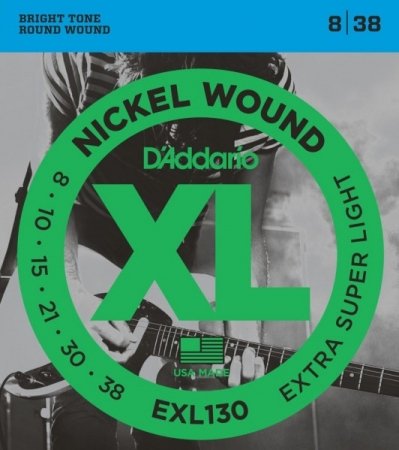    D`Addario EXL130 8-38