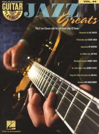 Guitar Play Along Volume 44 Jazz Greats Guitar BK/CD
