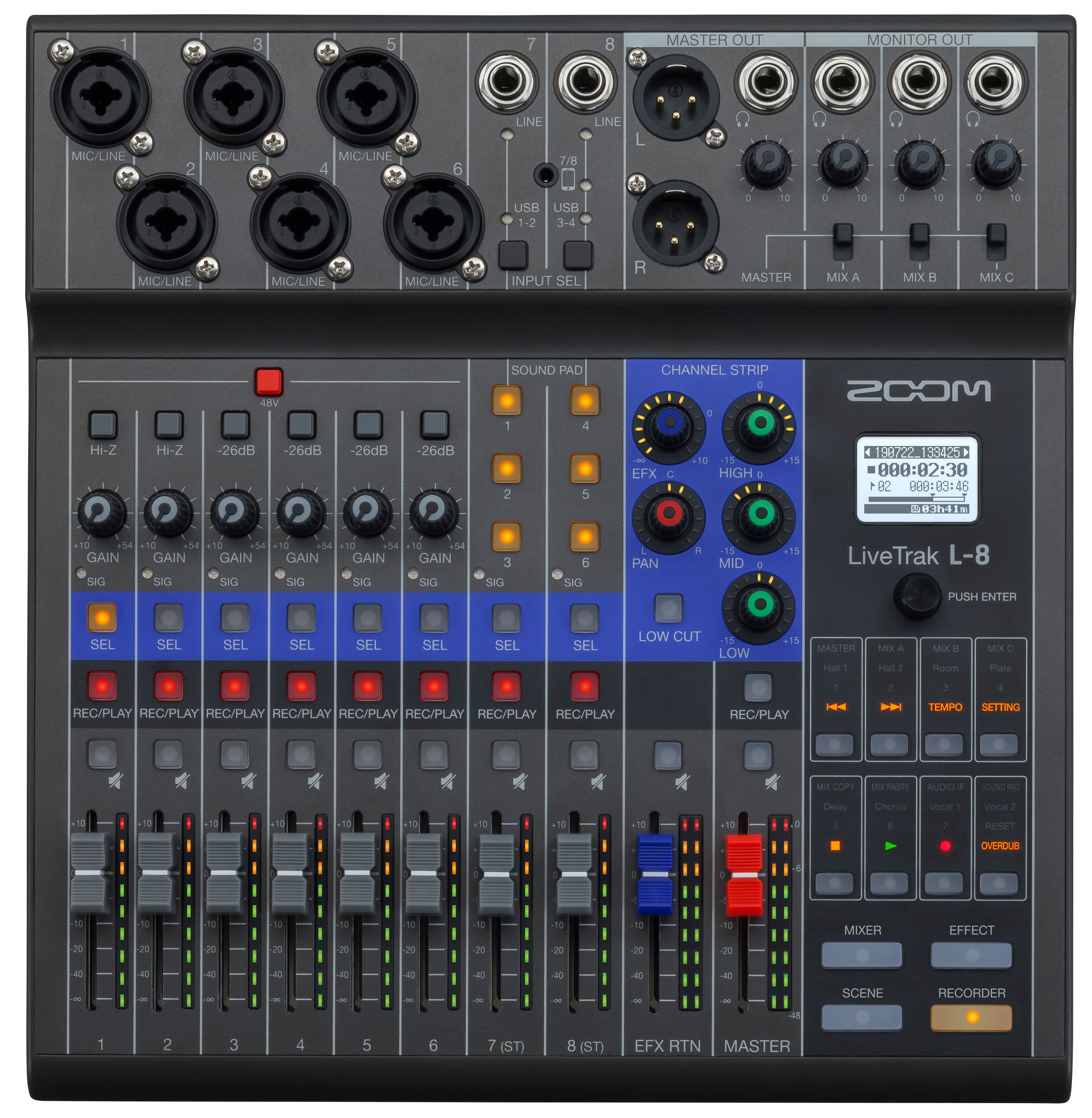   ZOOM L-8 LIVETRAK