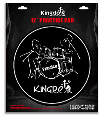    KINGDO DRUM PAD BLACK 12&quot;