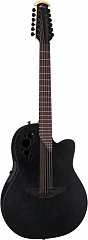   OVATION 2058TX-5 Elite T Deep Contour Cutaway 12-string Black Textured