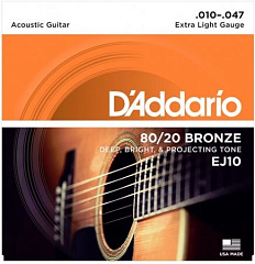    D'Addario EJ10 Extra Light 10-47