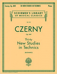   Carl Czerny: Thirty New Studies In Technics Op. 849
