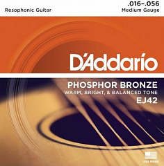 C  a  D'Addario EJ42 Resophonic Guitar 16-56