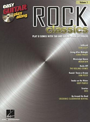 Easy Guitar Play Along Volume 1 Rock Classics GTR Tab BK/CD