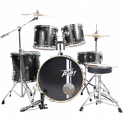    PEAVEY PV 5PC Drum Set Black